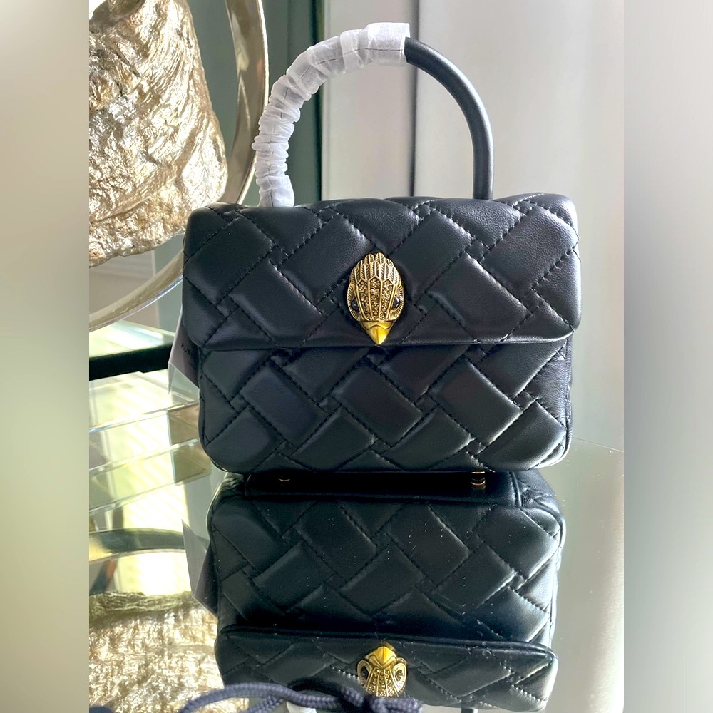 New! KURT GEIGER  Mini Quilted Handbag ( luxury collectible) Authentic